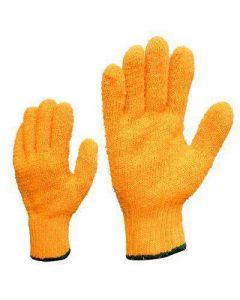 Sõrmkindad POLÜESTER/PUUVILL OR. suurus 10
