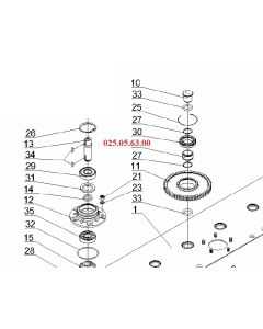 Puks Ø36/45-29 025.05.63.00 Samasz OR.