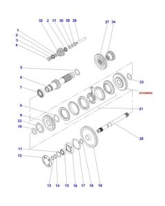 Hammasratas Z-38 072180N1