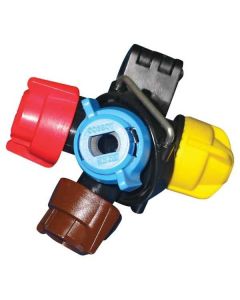 Pihusti komplektne 3x tilgaklapiga 1/2"