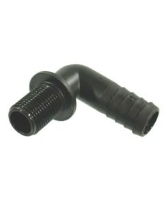 Vooliku ühendus Ø20mm L-50mm 90° 1/2"