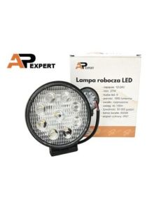 Töötuli LED 27W 10-30V 1890lm Ø HAJUTATUD