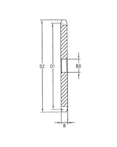 Ketiratas 16B-1 z-15 Ø16/133mm DIN 8188