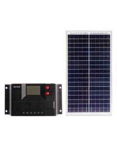 Päikesepaneel 30W 655x350x25mm kontrolleriga