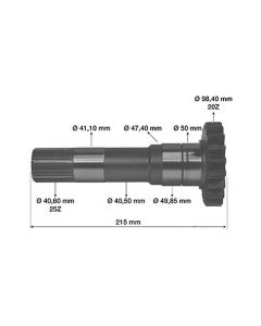 Võll Z-20/25 1869712M91
