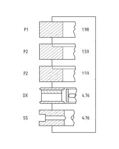 Kolvirõngad Ø79,38mm 5tk. 41158085; 745902M91