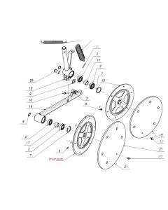 Ketas 235.07.05.00 Ø355mm Samasz