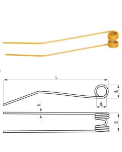 Kaaruti pii 670 x 92 x 45, Ø 9mm  302.05.03.00