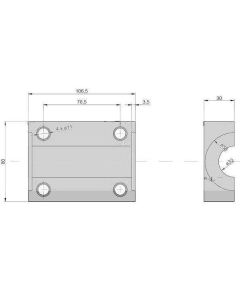 Liugelaager Ø31mm 61x80x106mm 618254.2