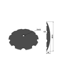 Randaali ketas Ø510/4,5mm