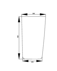 Esiklaas alumine 3233036R2