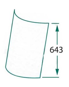 Küljeklaas RH 84263822, 3233041R2