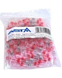 Termokahanev juhtmejätk 0,8-2mm2 punane 100tk