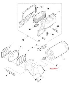 Õlifiltri kronstein 3773A071 OR.