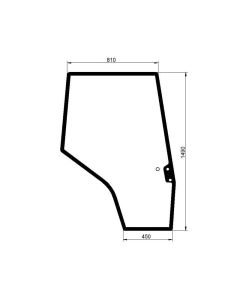 Ukse klaas RH 3907222M1