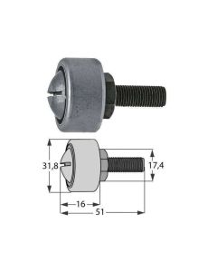 Juhtrull Ø9,3/31,8mm 40714, 535922