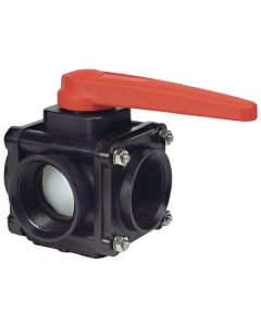 Kuulkraan 2" 10bar 3-suunda