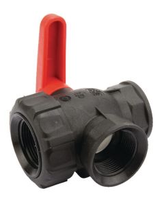 Kuulkraan 1 1/4" 3-suunda