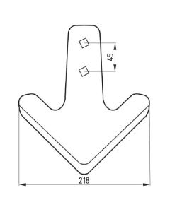 Kultivaatori tööorgan L218