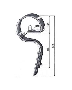 S-pii 32x12 H-300/525mm