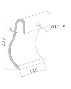 Tera Ø12,5 #8/120/200mm