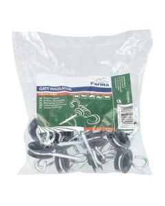 Väravaisolaator Ø6mm puitpostile / plastpostile 10 tk