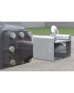 Haakeraua lukk Ø80mm