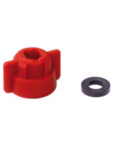 Pihusti mutter SW8/10 punane tihendiga Geoline