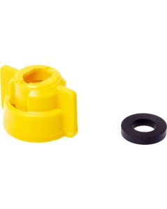 Pihusti mutter SW8/10 kollane tihendiga Geoline