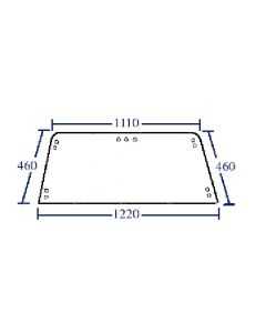 Tagaklaas ülemine 1220x460mm 83909857