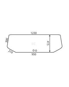 Tagaklaas alumine 83909858