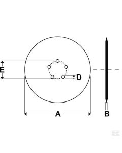 Ketas Ø300/3mm 90225211