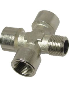 Nelik 3/8" 3x sise-1x väliskeere