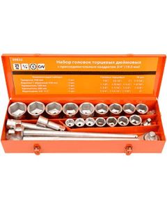 21-os.padrunvõtmete komplekt 3/4" 7/8"-2"