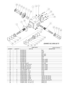 Reduktori veetav võll B2 0589.060 2xZ6 1 3/8"