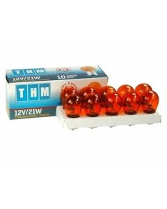 Pirn 12V 21W BA15s oranz