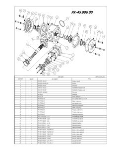 Hammasratas PK45-006-03