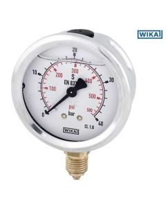 Manomeeter A-1/4" 40bar Ø63mm