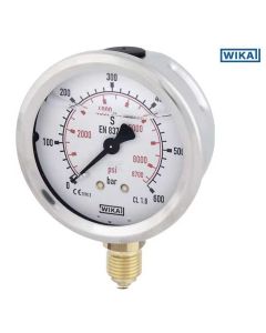 Manomeeter A-1/4" 600bar Ø63mm