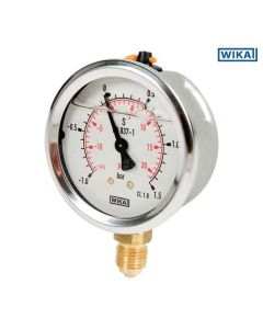 Manomeeter A-1/4" -1/1,5bar Ø63mm