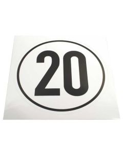 Kiirusepiirangu tähis Ø200mm 20km/h M/V