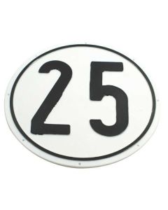 Kiirusepiirangu tähis Ø200mm 25km/h plast