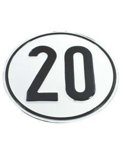Kiirusepiirangu tähis Ø200mm 20km/h metall