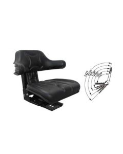 Traktori iste 50-120kg käetugedega must