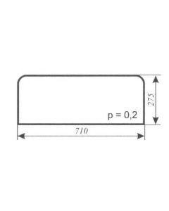 Tagaklaas alumine 710x275 0080.368.141 C-385