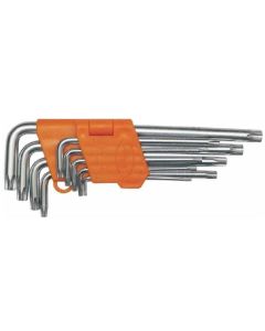L-torx-võtmed 9tk T10-T50