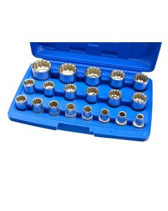 Padrunikomplekt 1/2" 19-osa