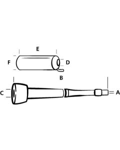 Nisakummid 4tk. Ø8mm FARMA