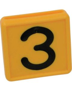 Märgistusnumber "3" 45x45mm