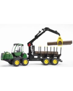 Metsaveo traktor JOHN DEERE 1210E 1:16 BRUDER